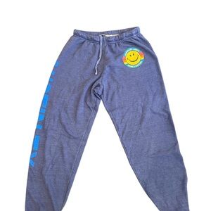 aviator nation navy logo sweatpants
